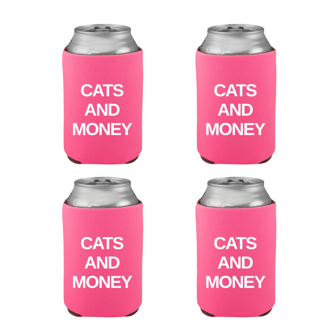Koozie Cats And Money
