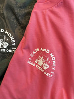 Good Vibes Only Tee - Salmon Sashimi