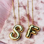 Bubble Initial Necklace