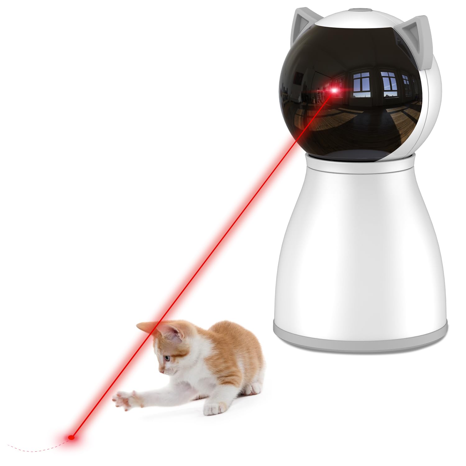 Laser Cat Toy for Indoor Cats, Motion Activated Rechargeable & Automatic