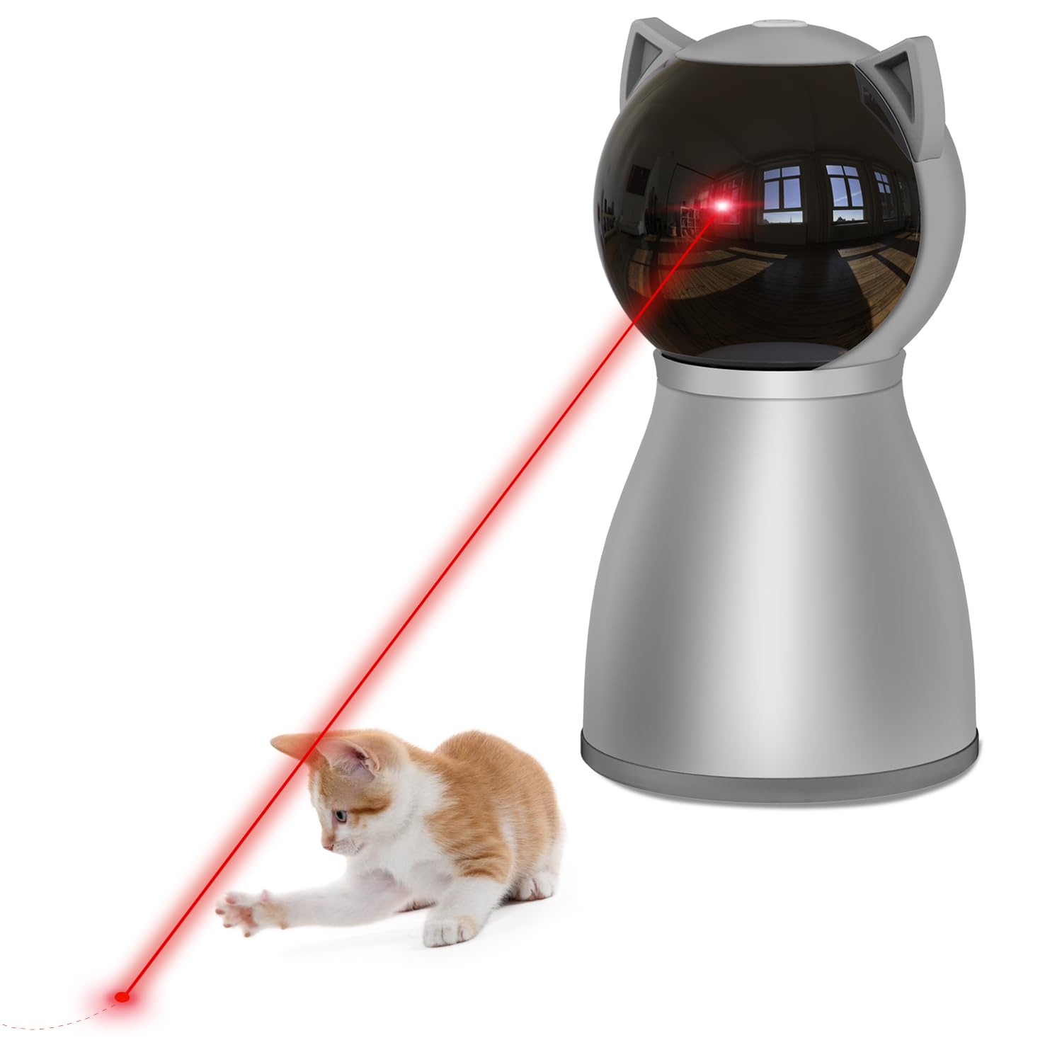 Laser Cat Toy for Indoor Cats, Motion Activated Rechargeable & Automatic