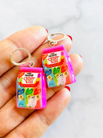 Cat Food Earrings