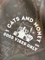 Good Vibes Only Tee - Tree Camo