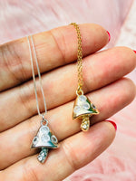 Sparkly Mushroom Necklace