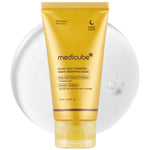 medicube PDRN Caffeine Overnight Wrapping Peel Off Facial Mask | Firming, Depuffing & Hydration | Salmon DNA + Caffeine + Collagen
