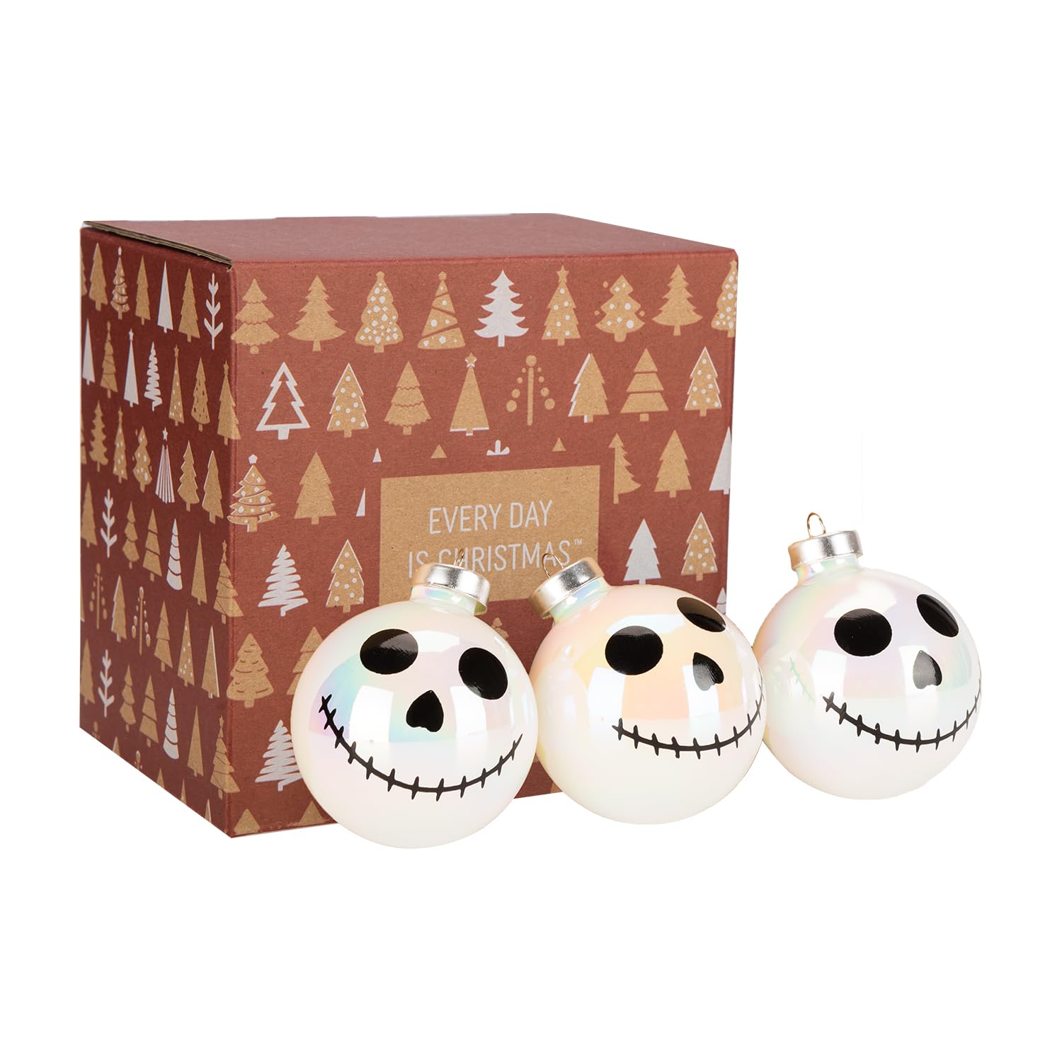 Lucky Cat Blown Glass Ornaments