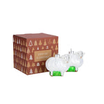 Lucky Cat Blown Glass Ornaments