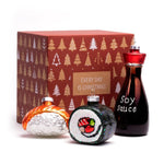 Lucky Cat Blown Glass Ornaments