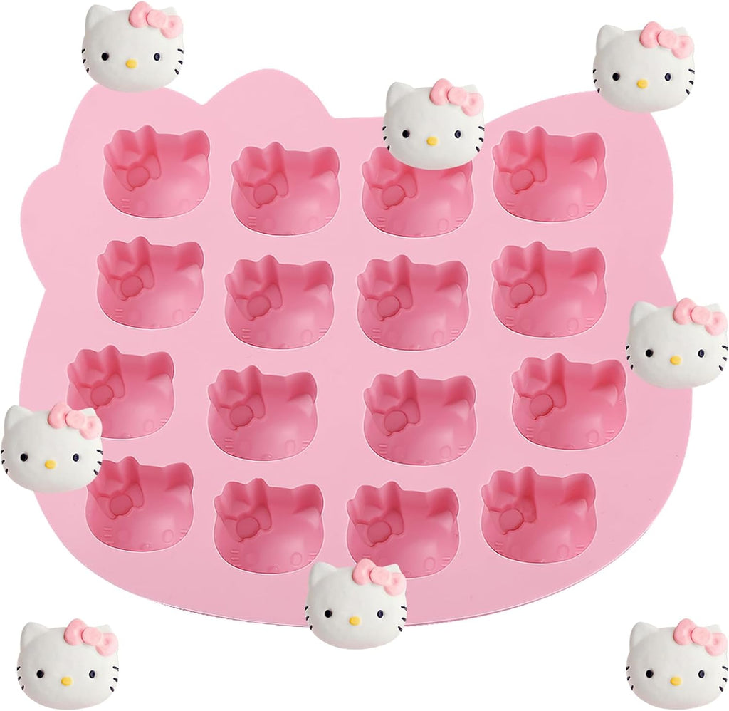 Kawaii Kitty Chocolate Silicone Mold