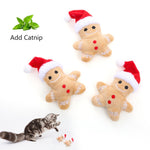 4 Catnip Christmas Gingerbread Boys