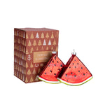 Lucky Cat Blown Glass Ornaments