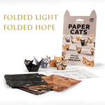 3D Origami Paper Cats