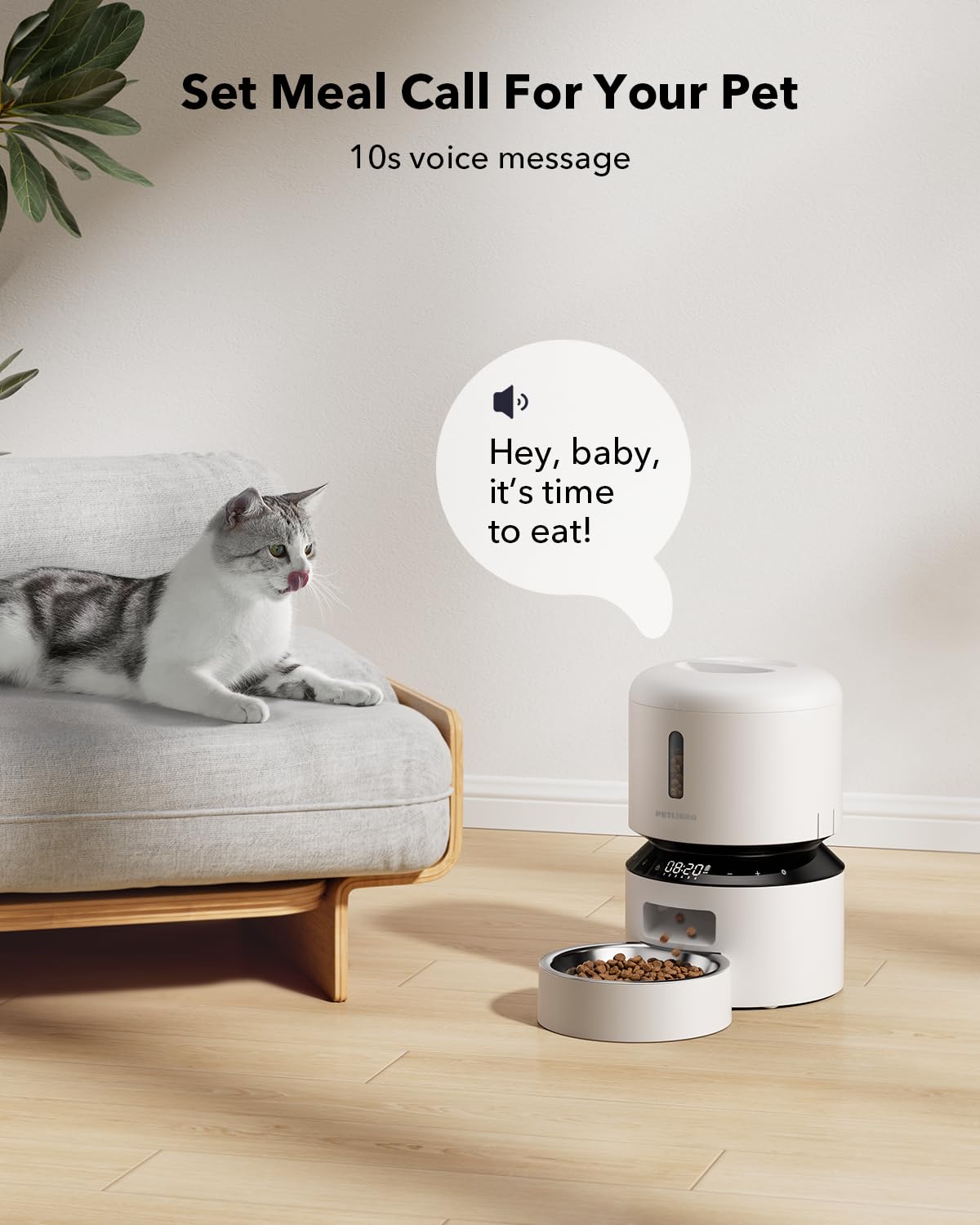 PETLIBRO Bundle: Automatic Cat Feeder with Night Vision Camera + Slow Feeder Bowl
