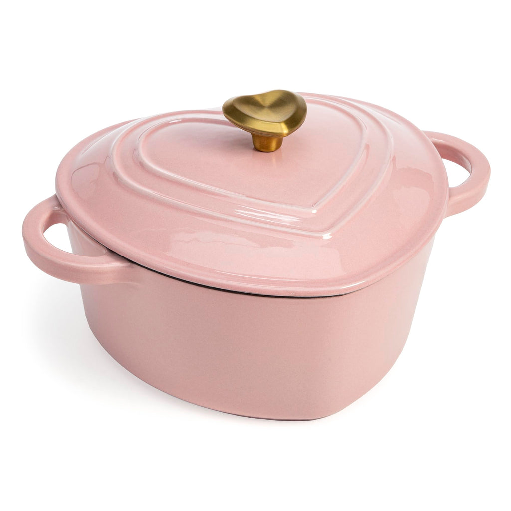 Paris Hilton Heart-Shaped Enameled Cast Iron Dutch Oven