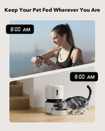 PETLIBRO Bundle: Automatic Cat Feeder with Night Vision Camera + Slow Feeder Bowl