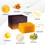 Kojic Acid Dark Spot Remover Soap Bars with Vitamin C, Retinol, Collagen, Turmeric - Original Japanese Complex (2 Pack)