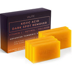 Kojic Acid Dark Spot Remover Soap Bars with Vitamin C, Retinol, Collagen, Turmeric - Original Japanese Complex (2 Pack)