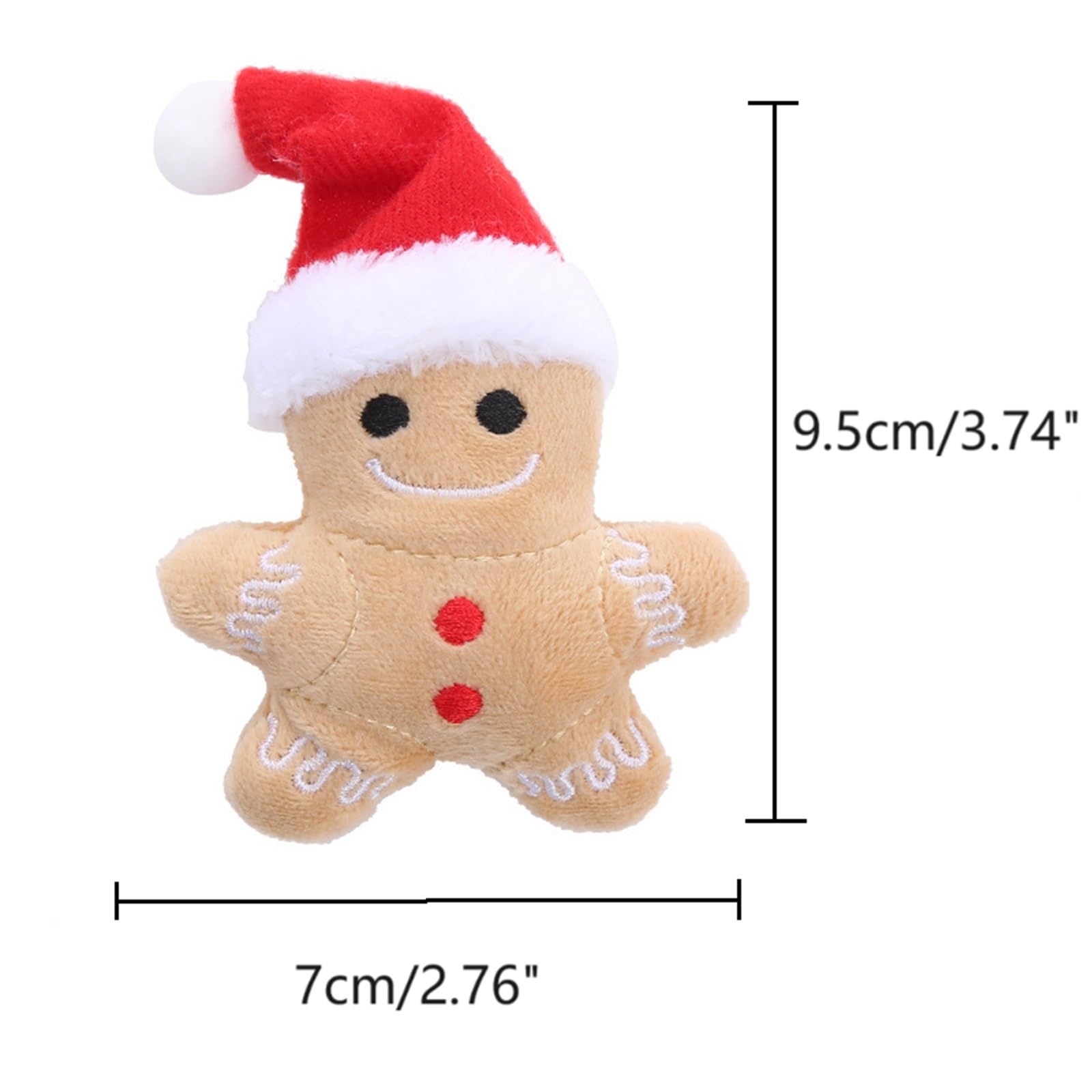 4 Catnip Christmas Gingerbread Boys