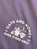 Good Vibes Only Tee - Frosted Plum