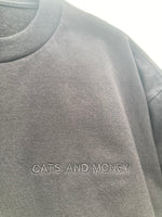 Heavyweight Embroidered Tee - Black