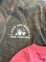 Good Vibes Only Tee - Tree Camo