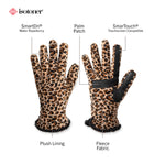 Leopard Print SmarTouch Gloves