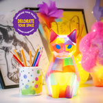 Paint Your Own Cat Lamp Kit