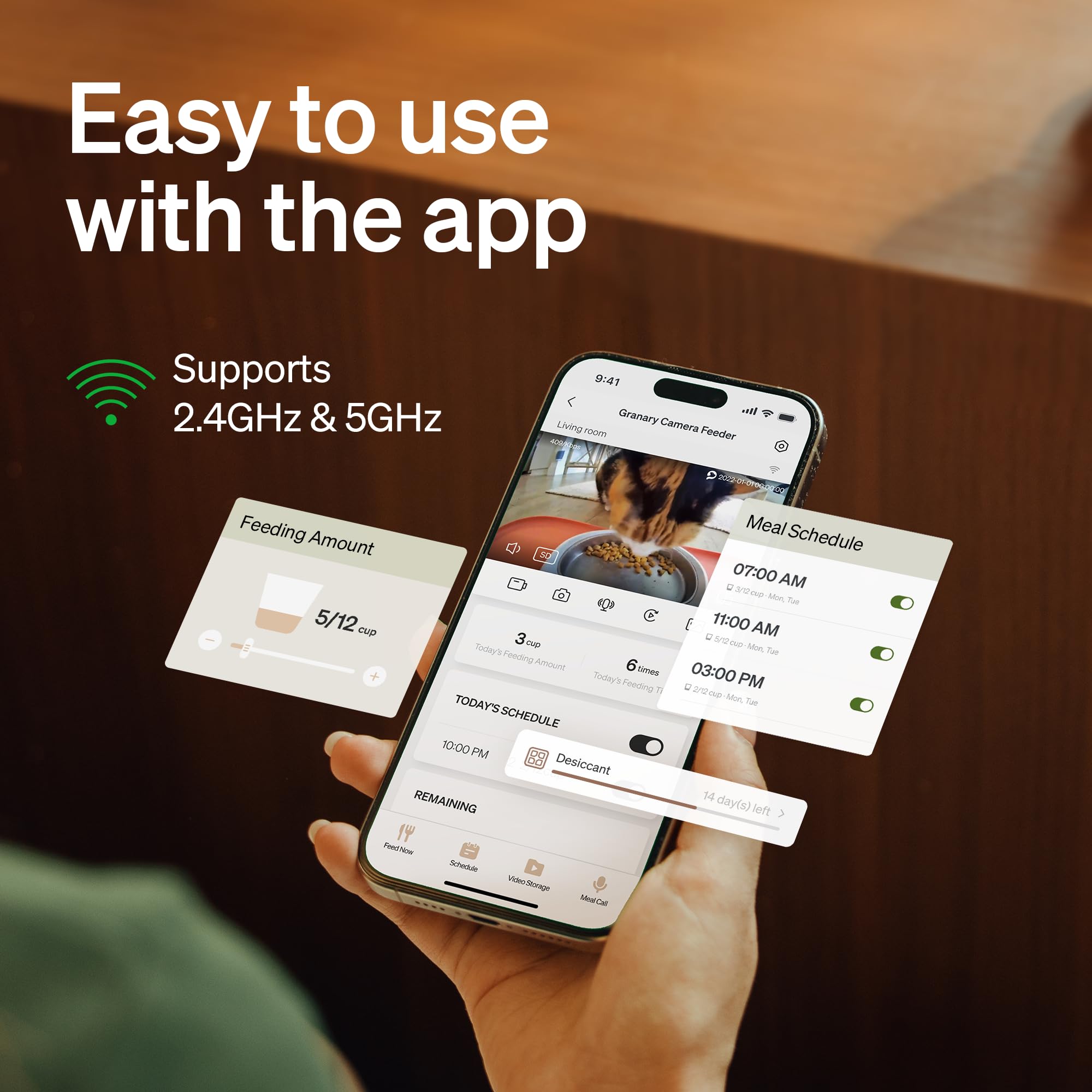 PETLIBRO Bundle: Automatic Cat Feeder with Night Vision Camera + Slow Feeder Bowl