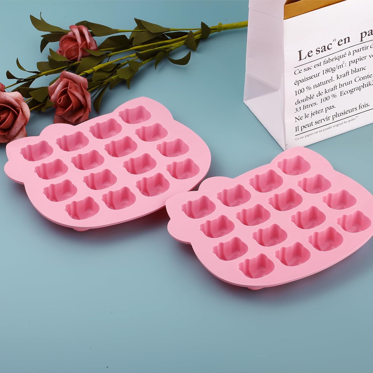 Kawaii Kitty Chocolate Silicone Mold