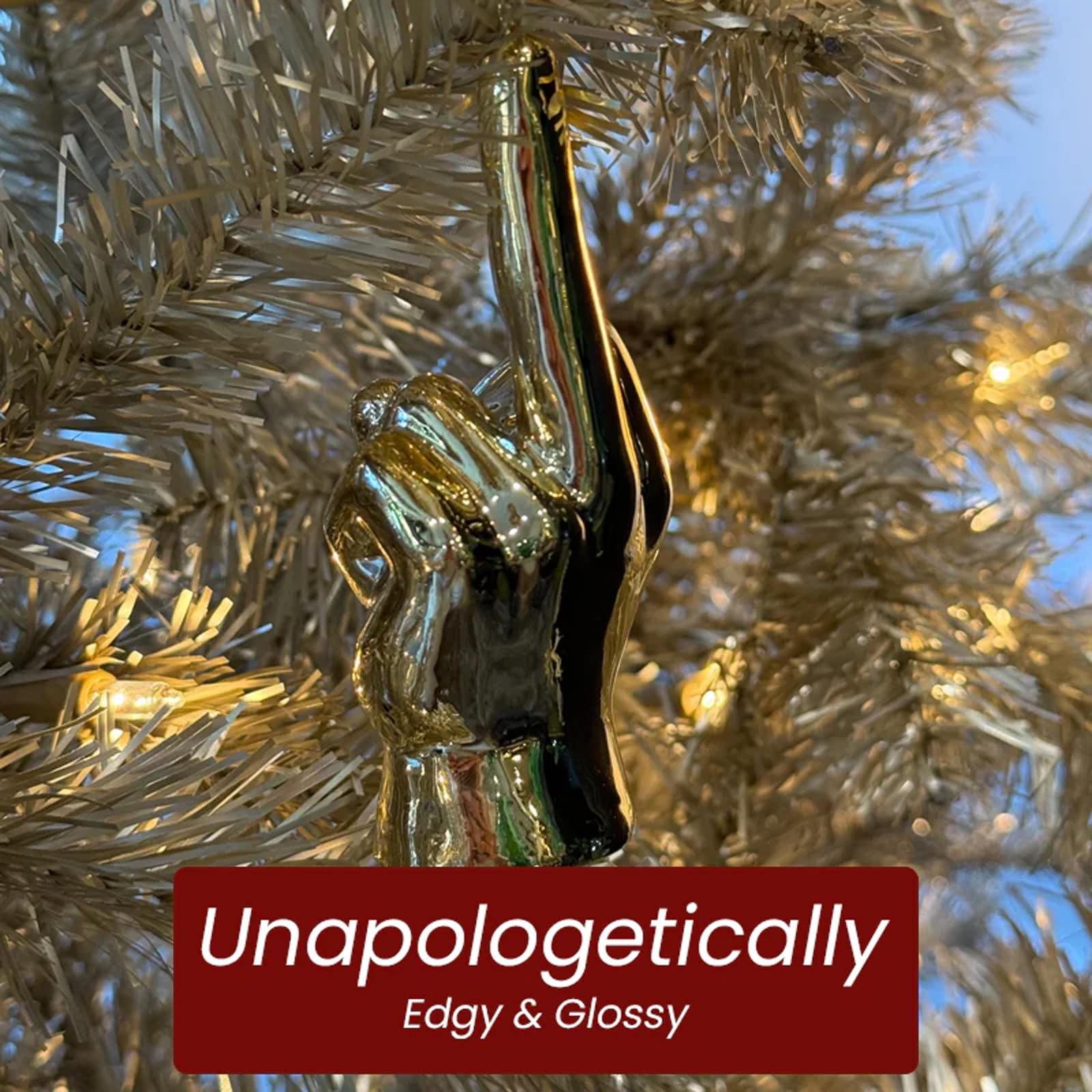 Middle Finger Ornament