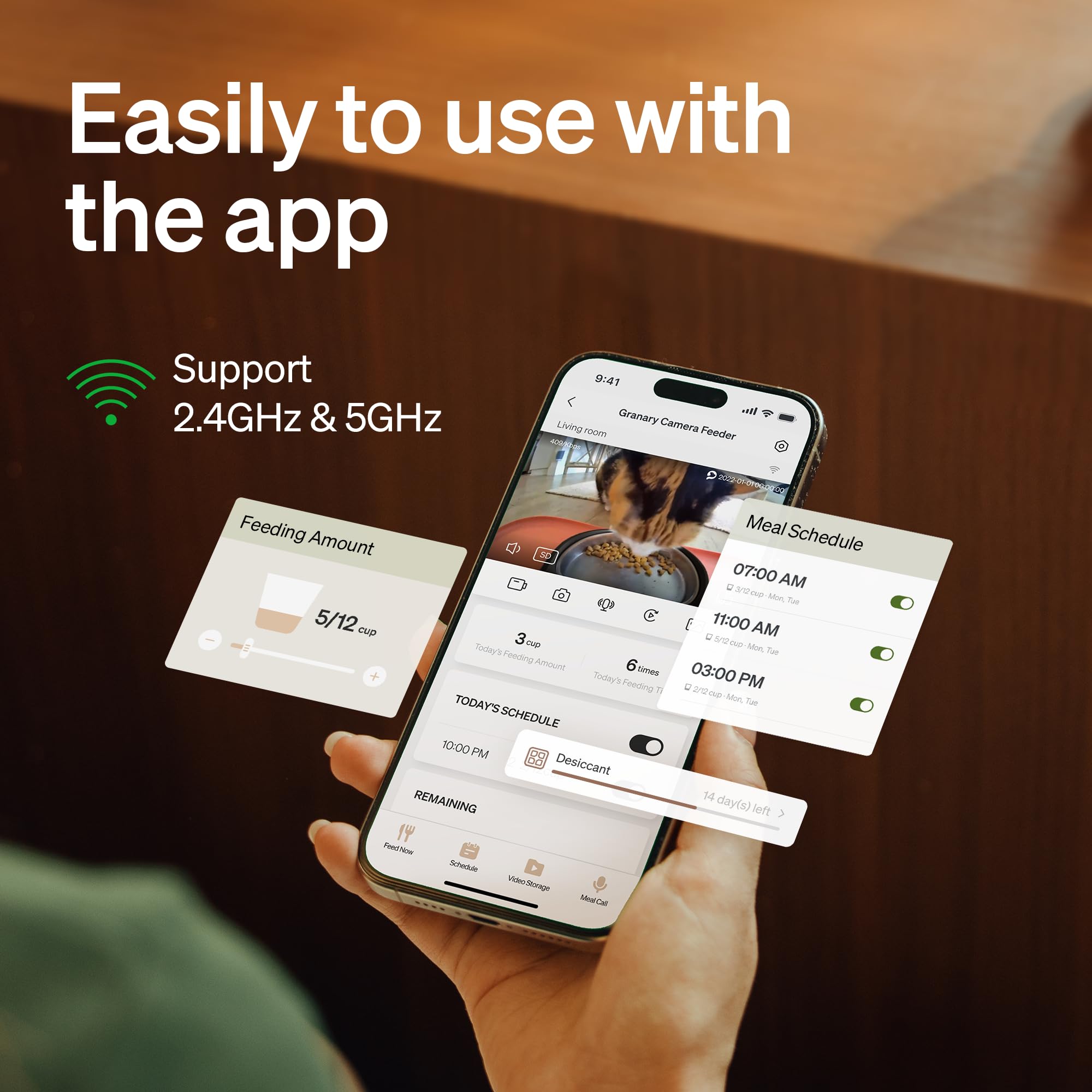 PETLIBRO Bundle: Automatic Cat Feeder with Night Vision Camera + Slow Feeder Bowl