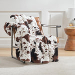 Leopard Print Faux Fur Blanket