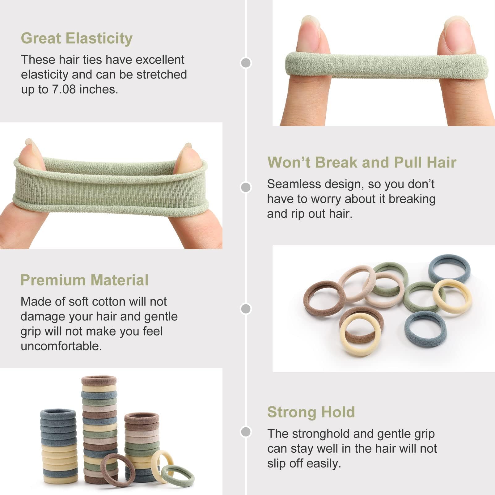 Leopard Print Hair Ties