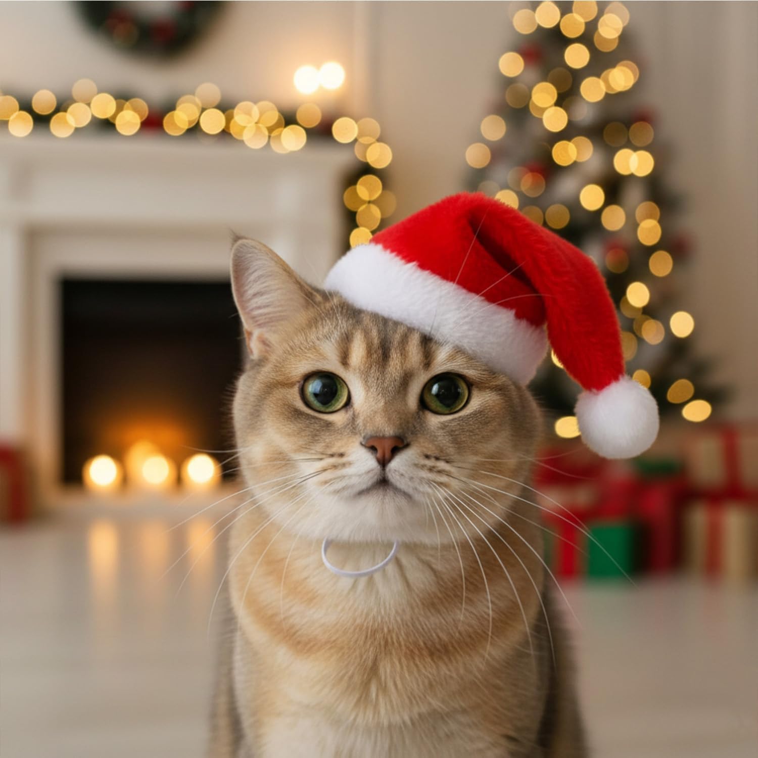 Kitty's Christmas Hat