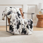 Leopard Print Faux Fur Blanket