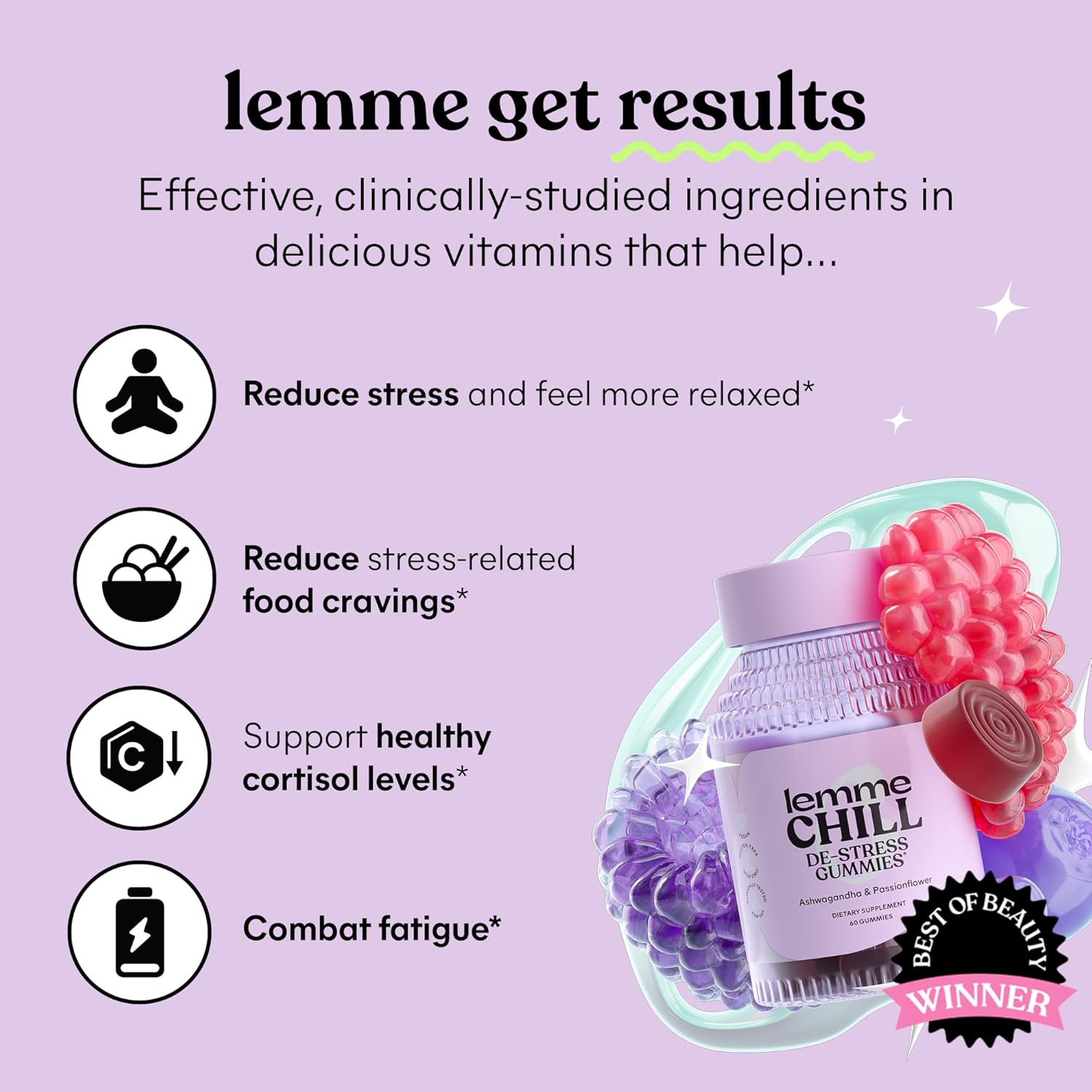 Lemme Chill & Sleep Bundle - Stress Relief Gummies & Deep Sleep Gummies