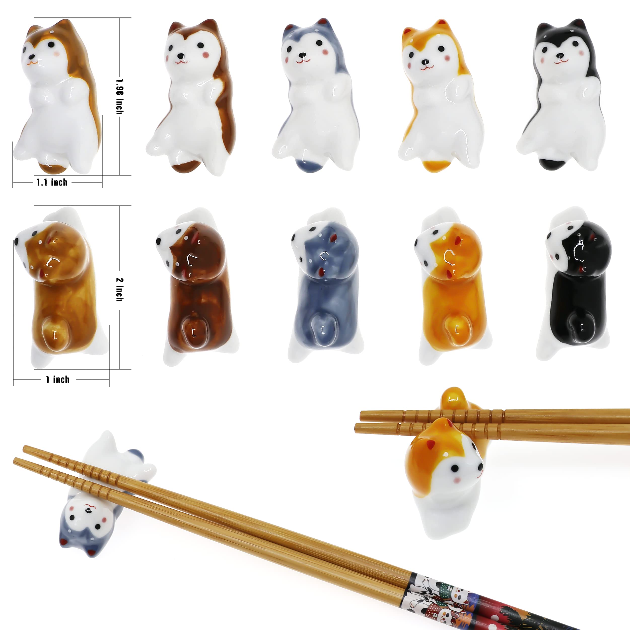 Cat Chopsticks Rest Set (5 Pack)