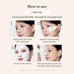 medicube PDRN Caffeine Overnight Wrapping Peel Off Facial Mask | Firming, Depuffing & Hydration | Salmon DNA + Caffeine + Collagen
