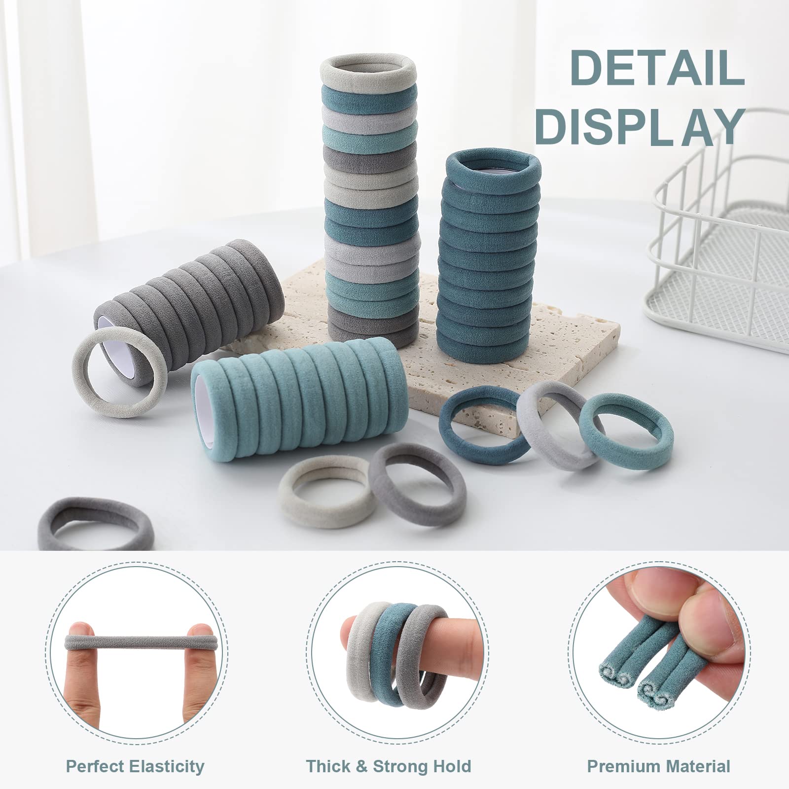 Leopard Print Hair Ties