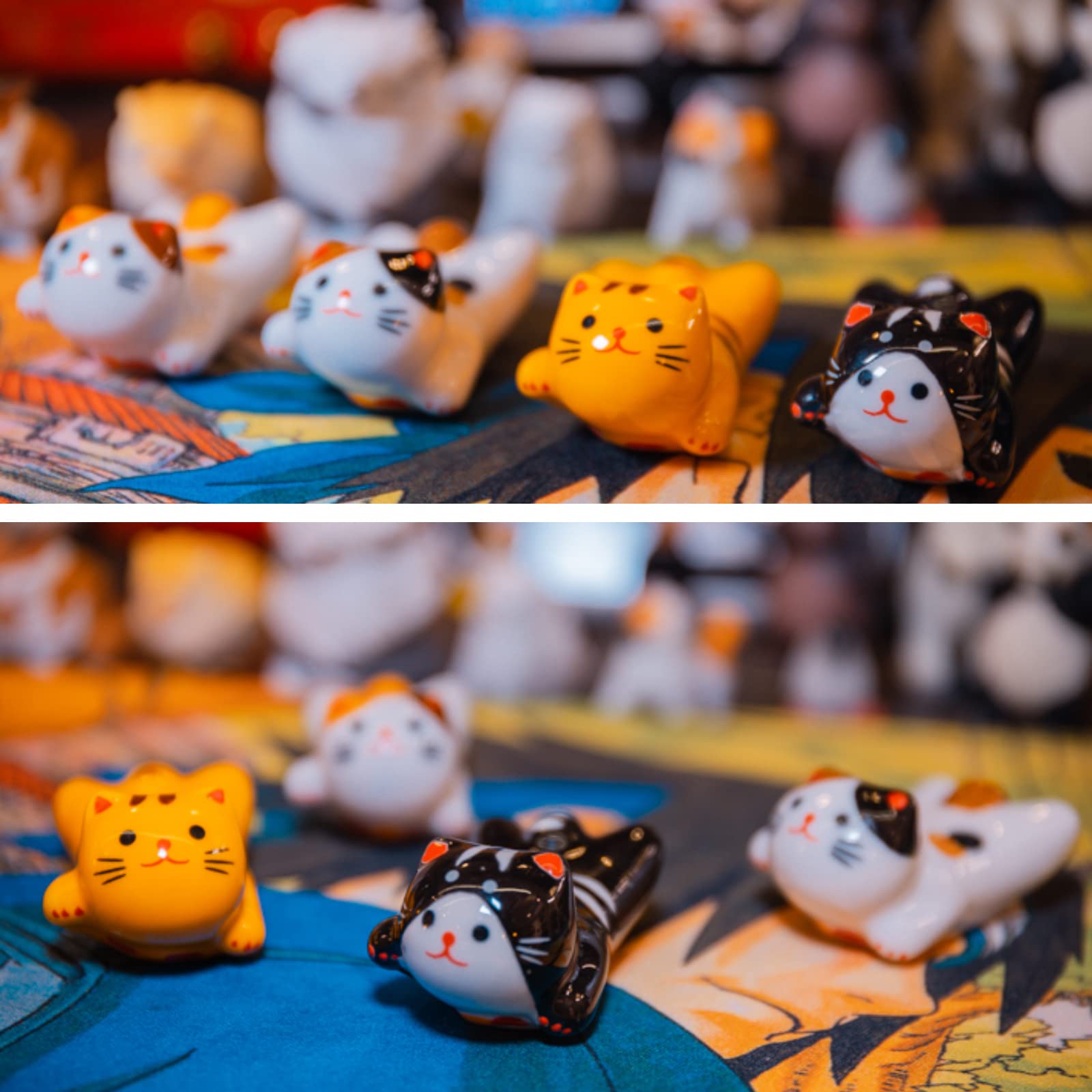 Cat Chopsticks Rest Set (5 Pack)