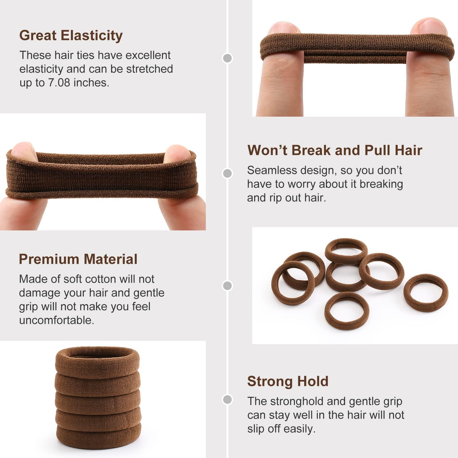 Leopard Print Hair Ties