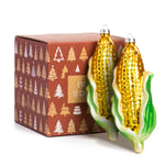 Lucky Cat Blown Glass Ornaments