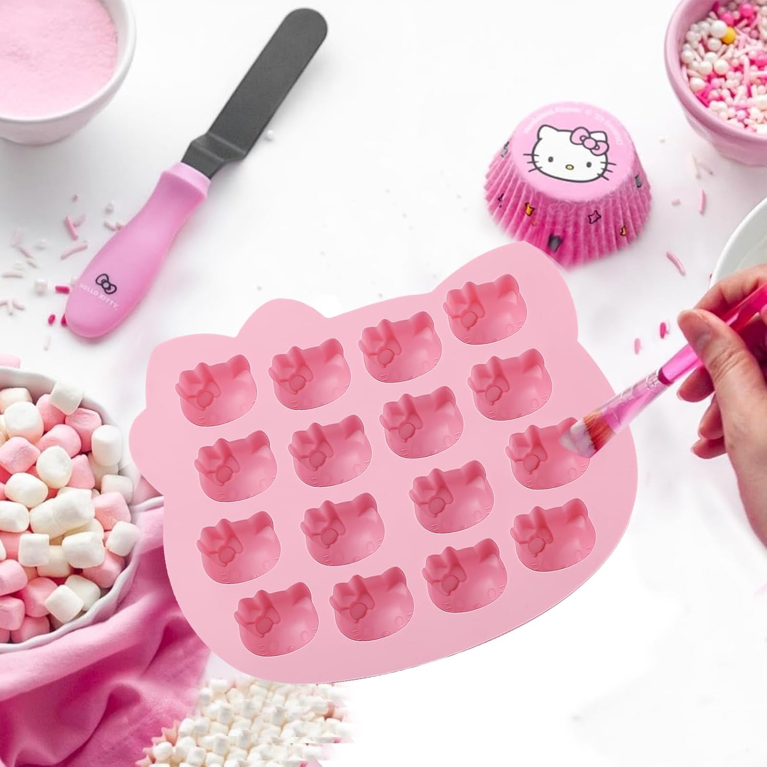 Kawaii Kitty Chocolate Silicone Mold