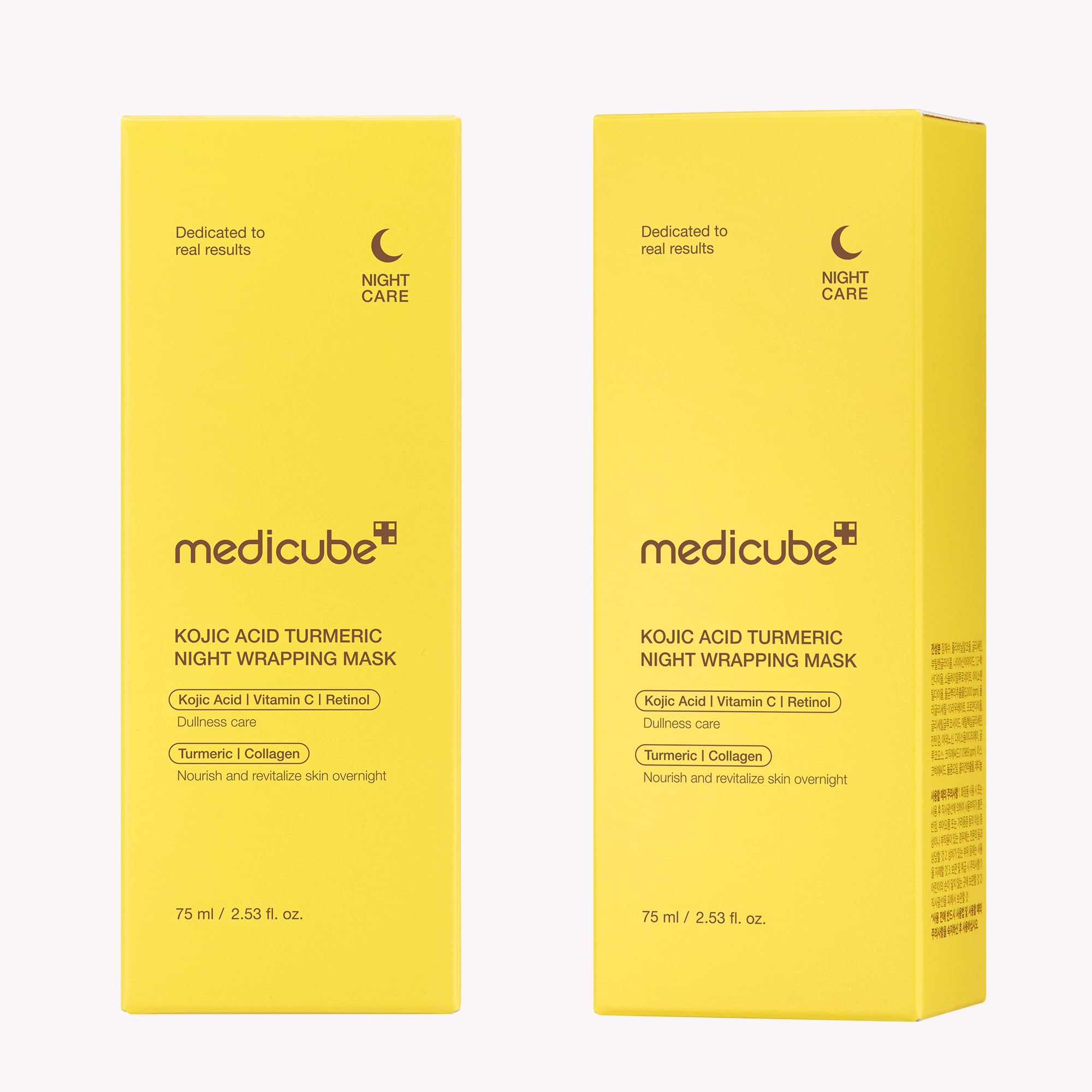 medicube PDRN Caffeine Overnight Wrapping Peel Off Facial Mask | Firming, Depuffing & Hydration | Salmon DNA + Caffeine + Collagen