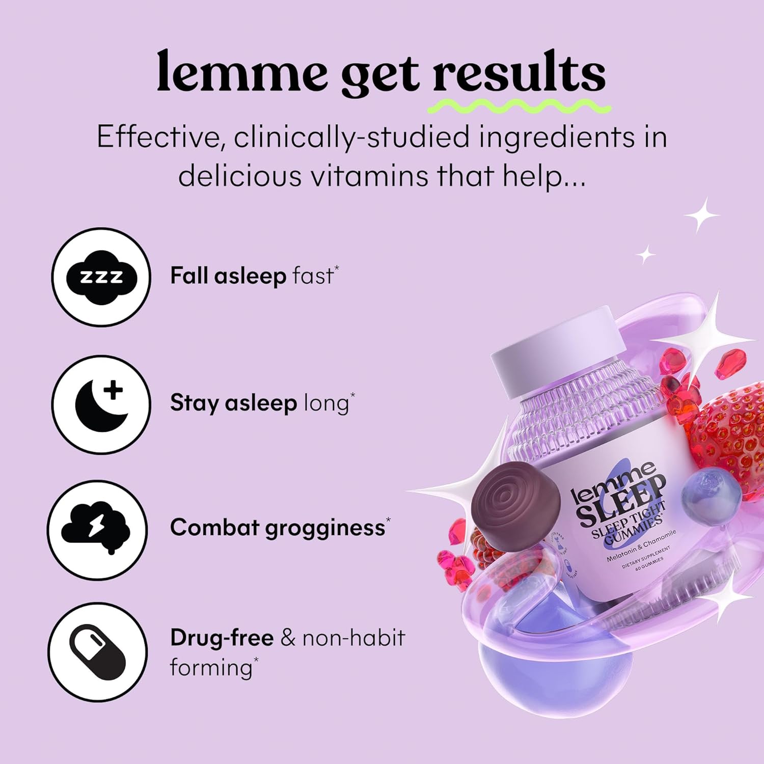 Lemme Chill & Sleep Bundle - Stress Relief Gummies & Deep Sleep Gummies