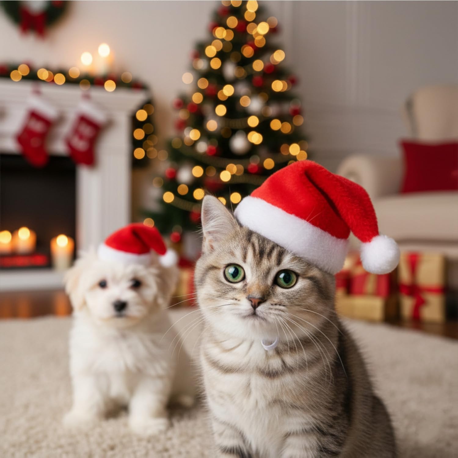 Kitty's Christmas Hat