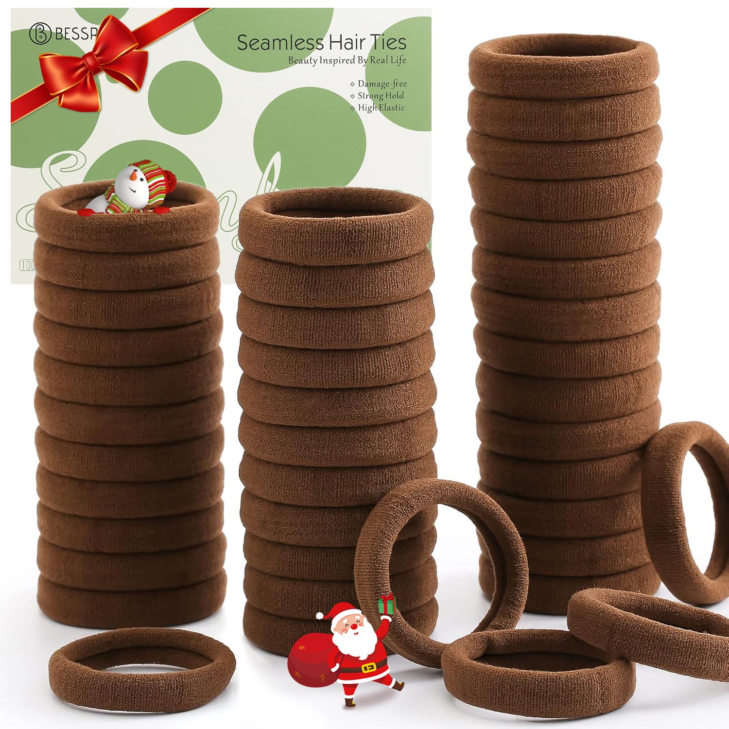 Leopard Print Hair Ties