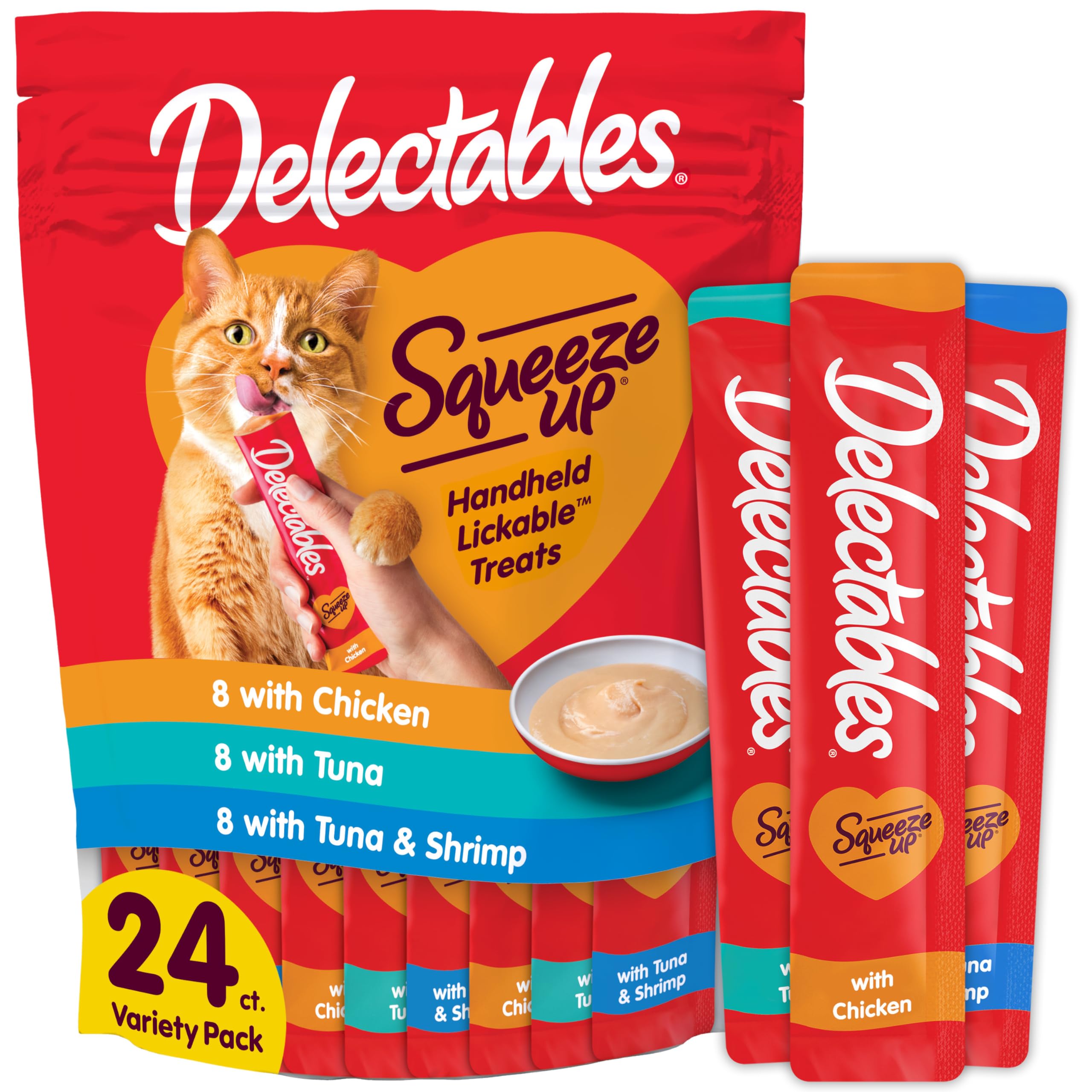 Delectables Squeeze Up Lickable Treats