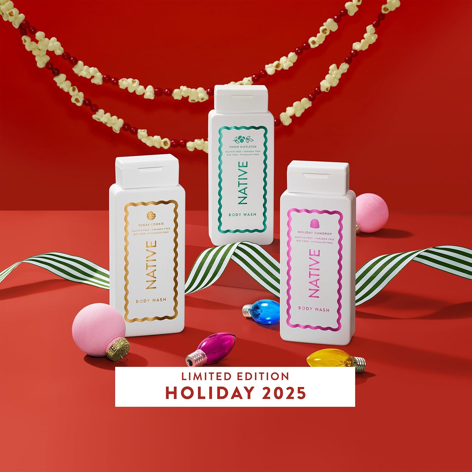 Native Body Wash, Sugar Cookie - Holiday Edition