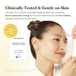 medicube PDRN Caffeine Overnight Wrapping Peel Off Facial Mask | Firming, Depuffing & Hydration | Salmon DNA + Caffeine + Collagen